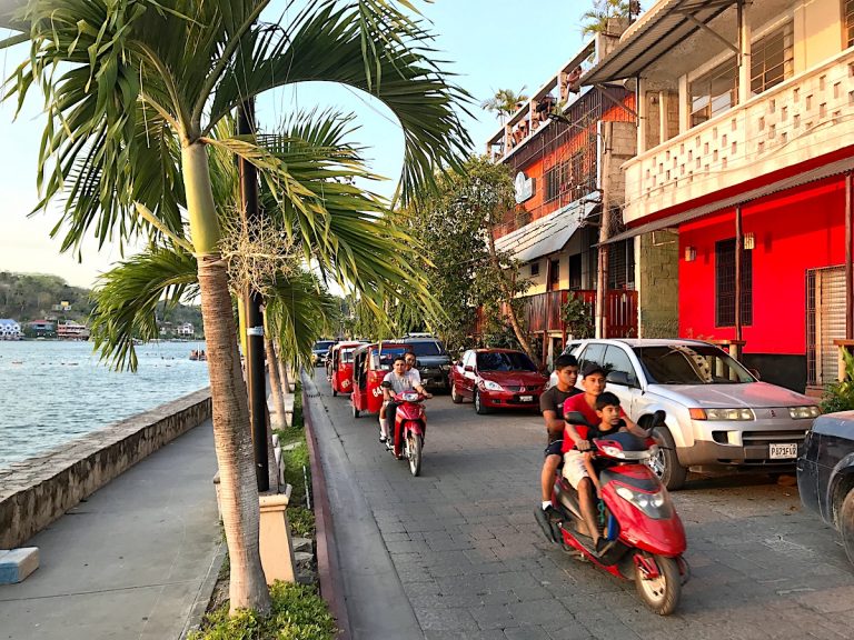 tuk tuks in Flores Guatemala