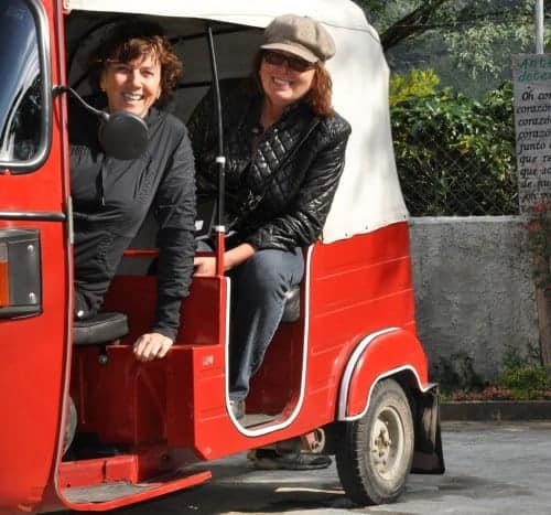 Tuk Tuk in San Pedro La Laguna on Lake Atitlan, Guatemala 