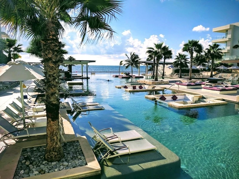 Swimming pool at Breathless Riviera Cancun Credit Sue Campbell