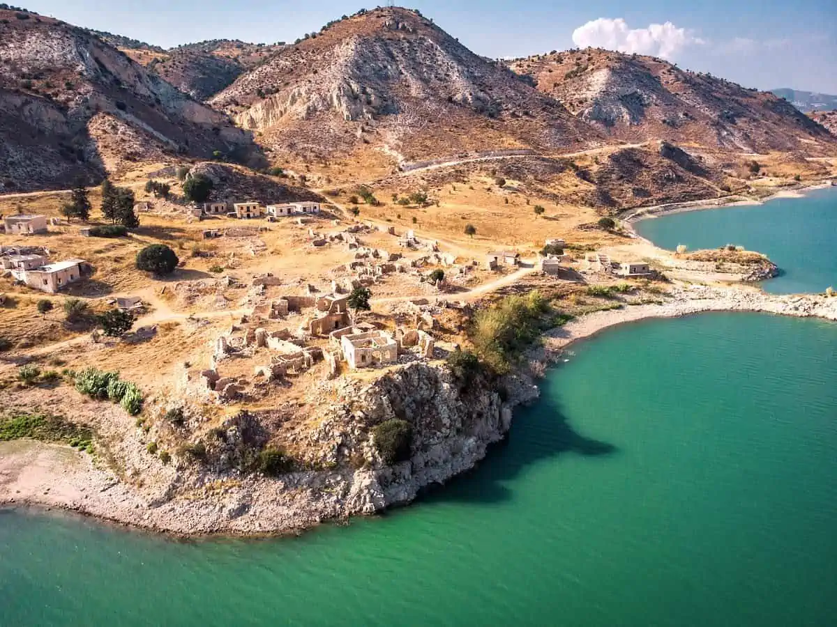 Abandoned Foinikas Village in Cyprus.