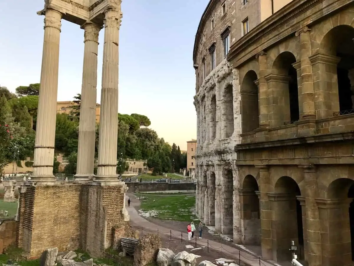 Teatro di Marcello in Rome. 