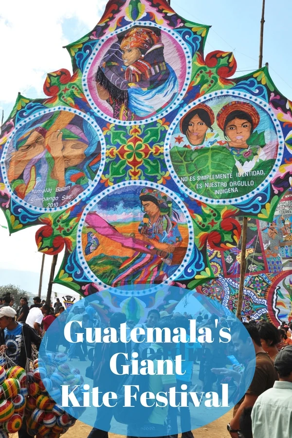 A giant kite at Los Barriletes de Sumpango in Guatemala for Day of the Dead. Dead in Guatemala is a colourful affair. Taking place on November 1st of each year, the Dia de los Muertos Kite Festival is one of the biggest cultural festivals in #Guatemala. It’s one of the top things to do for locals and visitors alike.