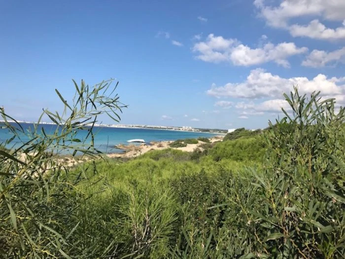 Ionian coastline in Salento Puglia