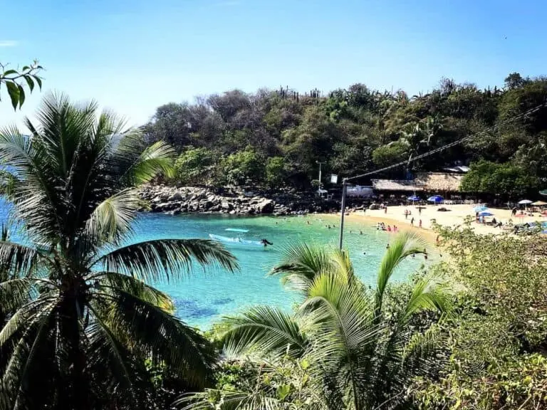 Beautiful beach in Mexico.