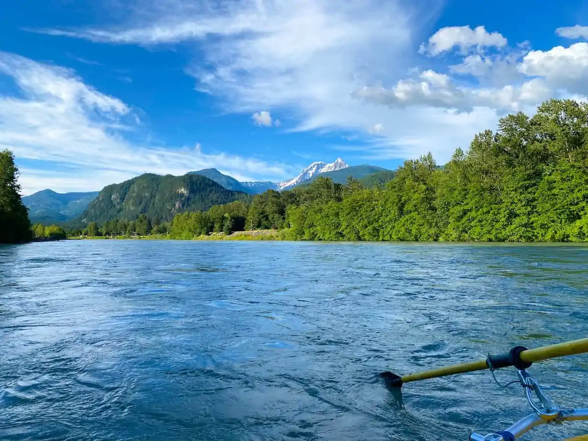 Scenic Twilight Float on the Squamish River.