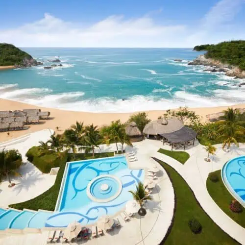 Swimming pools at Secrets Huatulco. Credit: SEcrets Resorts