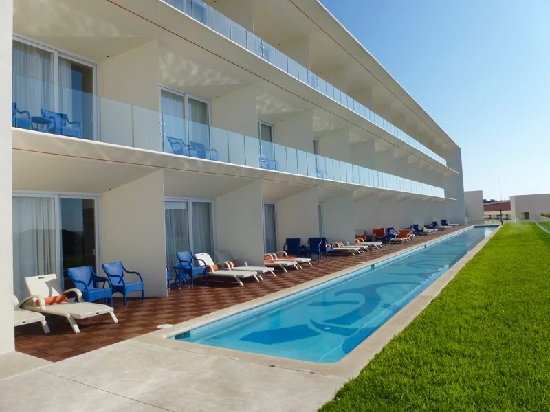 Swim out rooms at the resort. 