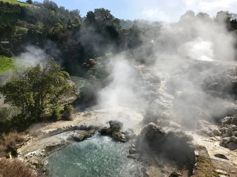 Walk through one of the most signifiant geological sites in the Azores in the Furnas Valley